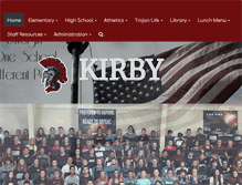Tablet Screenshot of kirbytrojans.net